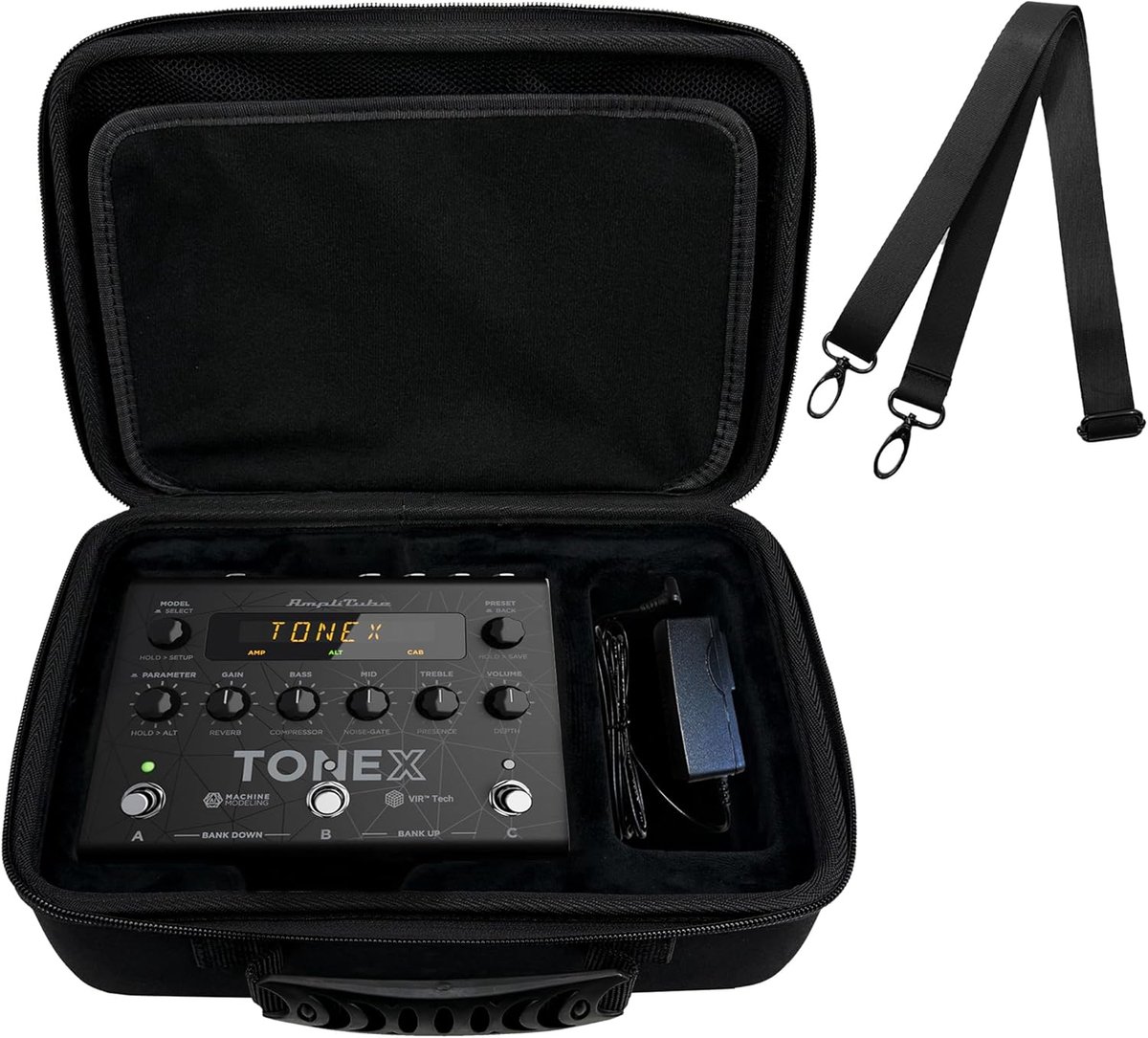 Musiin Guitar Effects Pedal Case Compatible with IK Multimedia TONEX Pedal X-VIBE, X-DRIVE, X-SPACE, X-TIME, Suitable - ShopVlot
