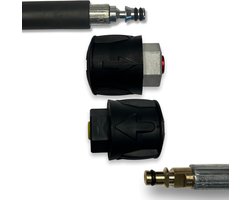 M&M Smartek Adapter Quick Connect M22 for Parkside/Lavor, High Pressure - ShopVlot
