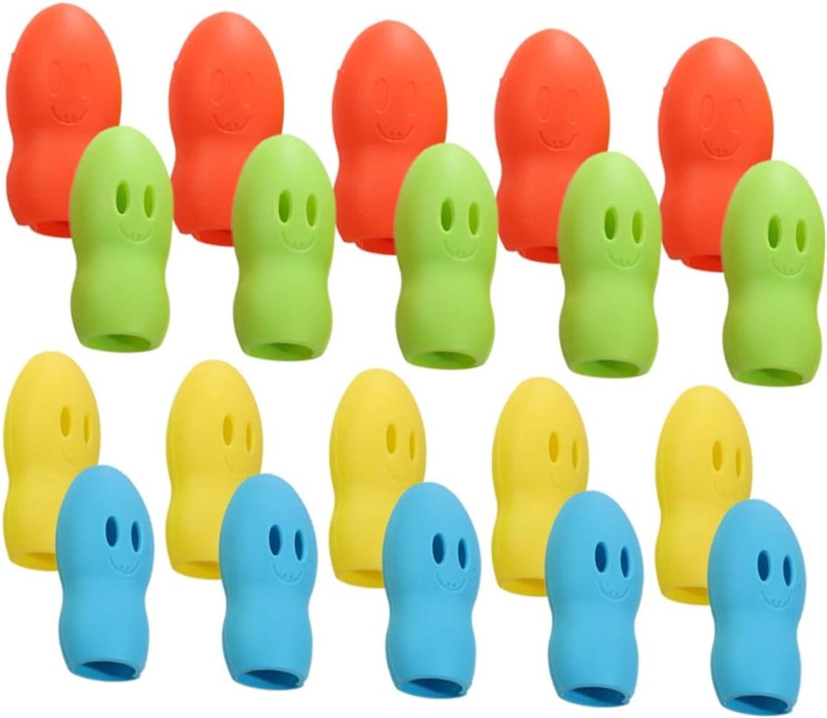 Tandenborstelhoezen - Opzetborstelkapjes - Reizen en Kamperen - Siliconen Materiaal - 5 x 2.5 x 1.5 cm - Willekeurige Kleur