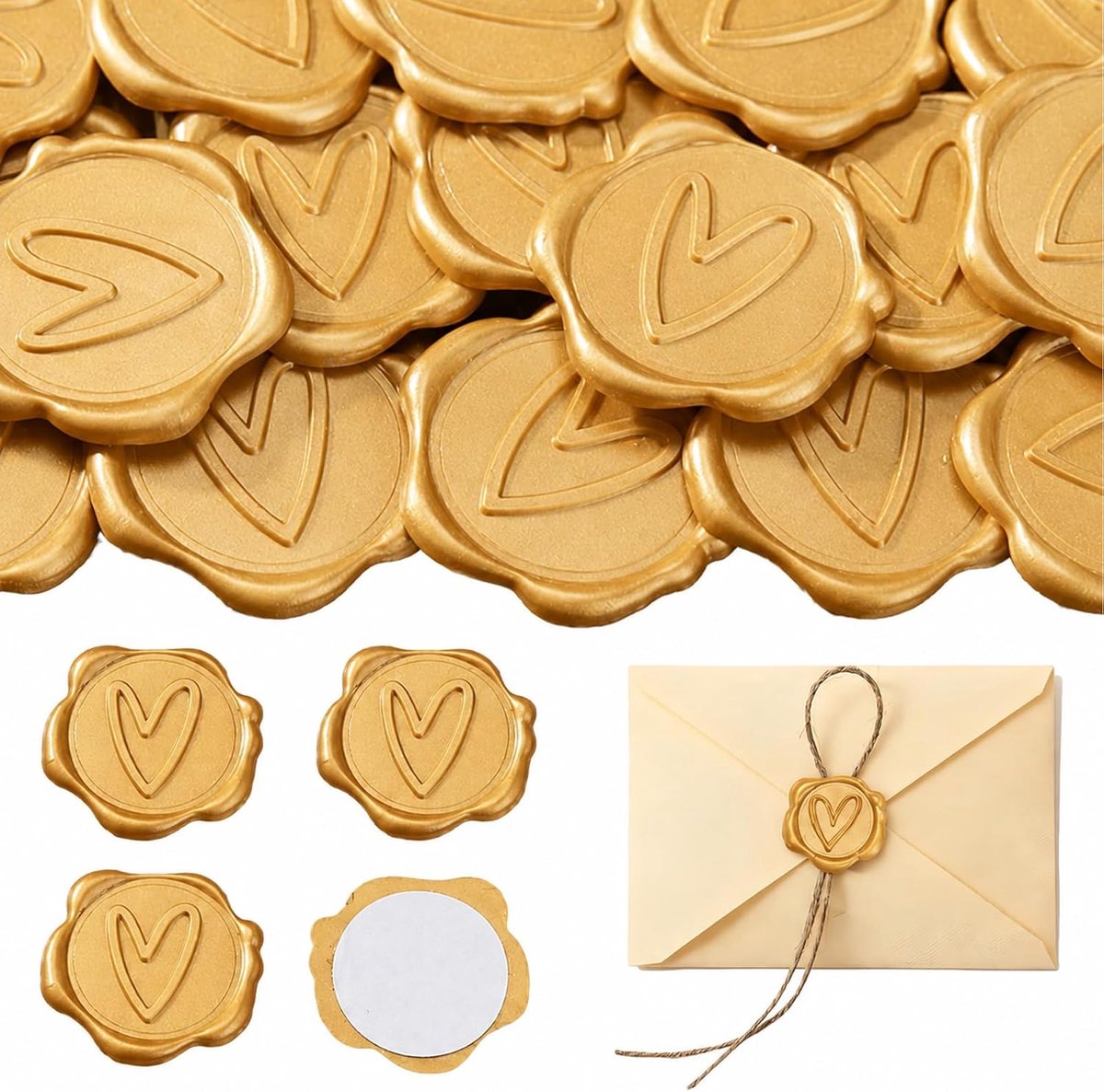 30 stuks waszegelstickers, vintage, bruiloft, klassieke decoratie voor uitnodigingen, enveloppen, verjaardagen en - ShopVlot