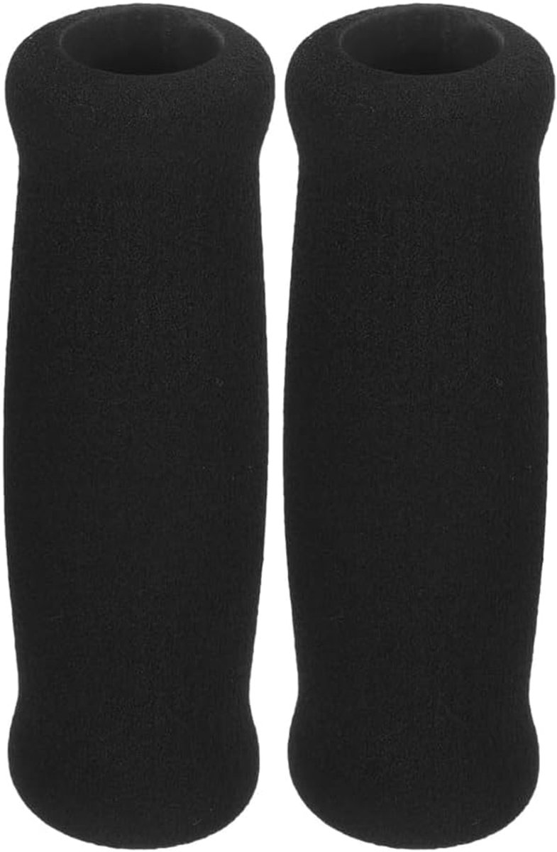 1 Pair Bike Handles, Non-Slip Foam Grips, Wear-resistant and Sweat Absorbent for Cycling, Roller Skates and - ShopVlot