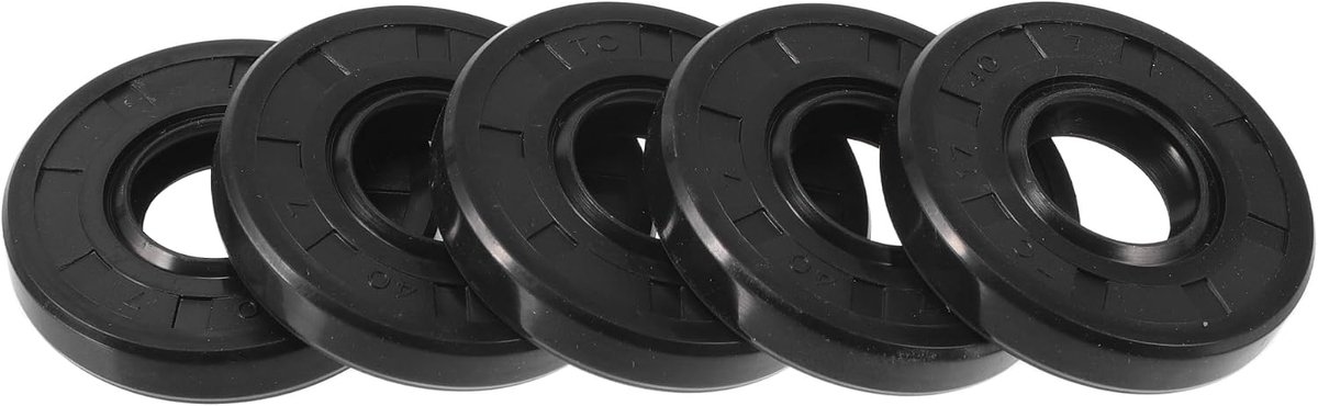 Universele olieafdichting TC, dubbele lip met stalen veerring, roterende asafdichting, 17 x 40 x 7 mm, hoge druk - ShopVlot