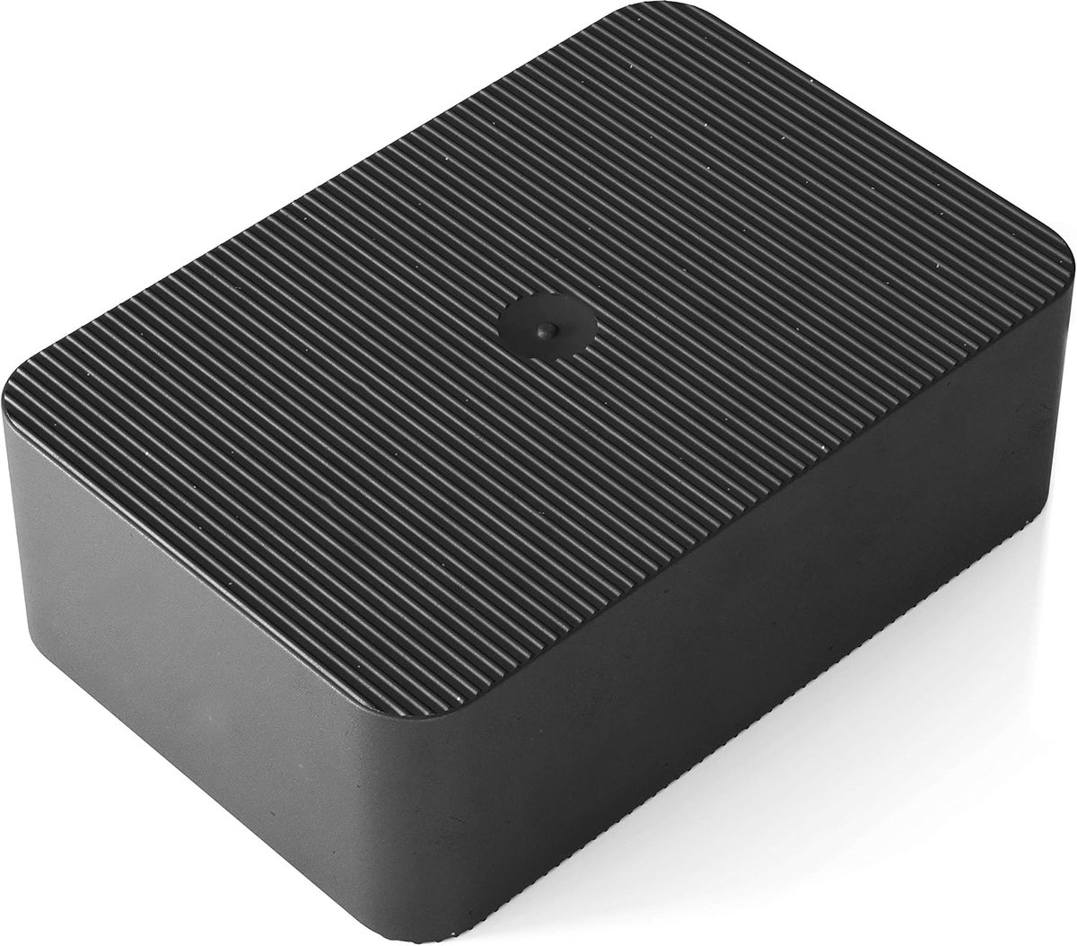 Base plates, 60 x 40 mm, 20 mm thick, black, set of 100 spacers, plastic, load capacity up to 5 tons - ShopVlot