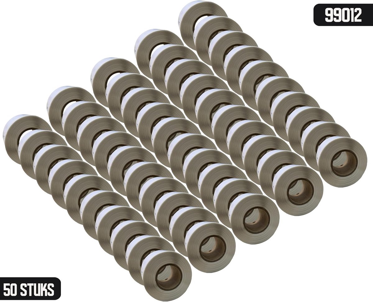 Adresetiketten DULA 99012 - Wit - 36 x 89 mm - 50 rollen met 260 labels per rol - ShopVlot