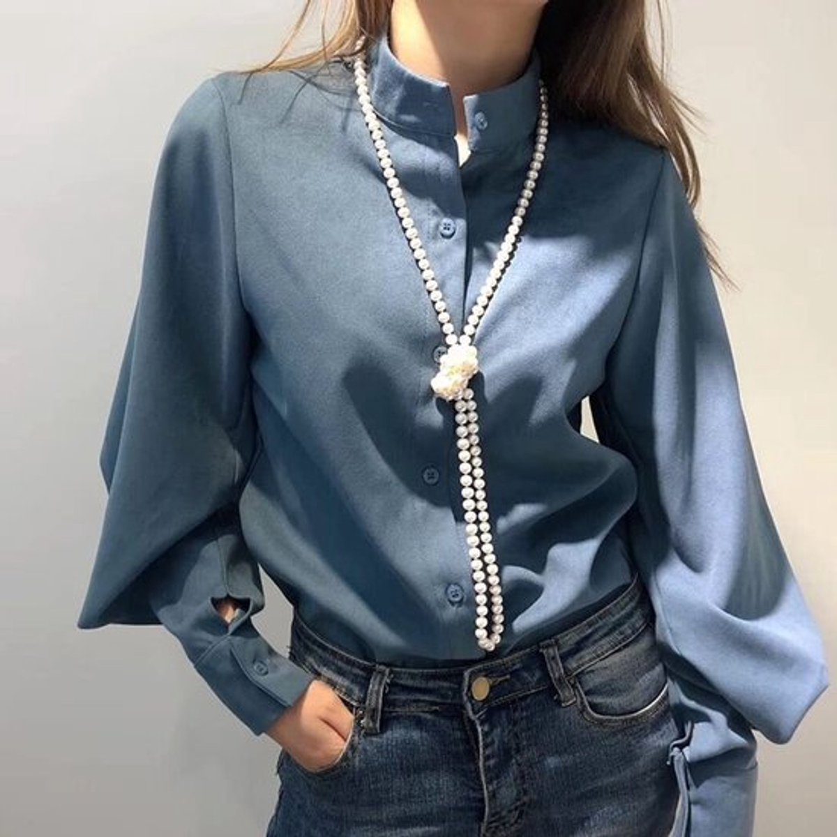 Parelketting uit de jaren 20 - Vintage Imitatie-sieraden - Lange Ketting - Hoogwaardige Imitatieparels - Elegante Accessoires - Geschikt voor Feest en Bruiloft - Sieraad