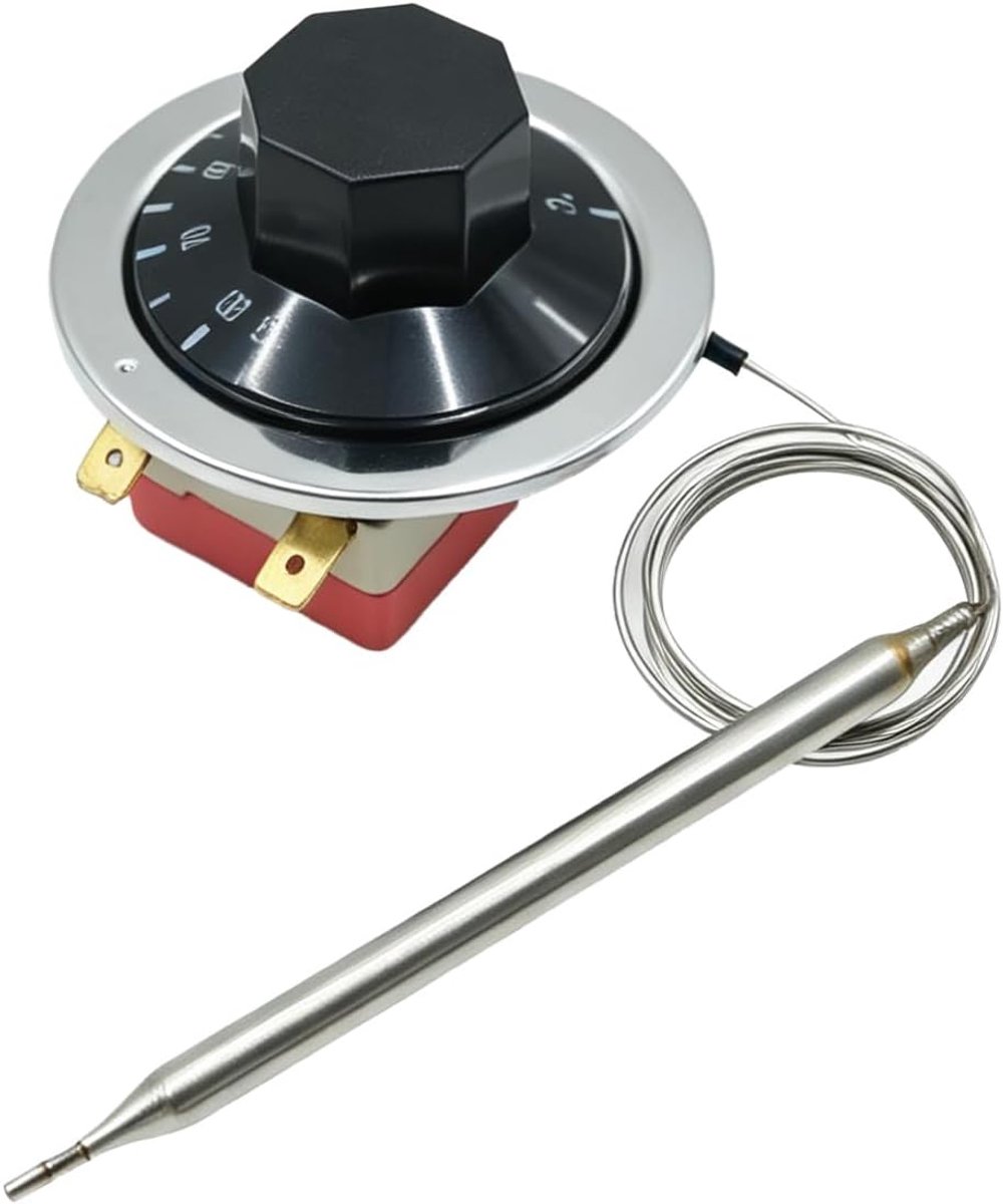 Temperatuurcontrole Schakelaar 16A - AC 250V - 30-95 °C - Perfect voor Koelkast en Oven - ShopVlot