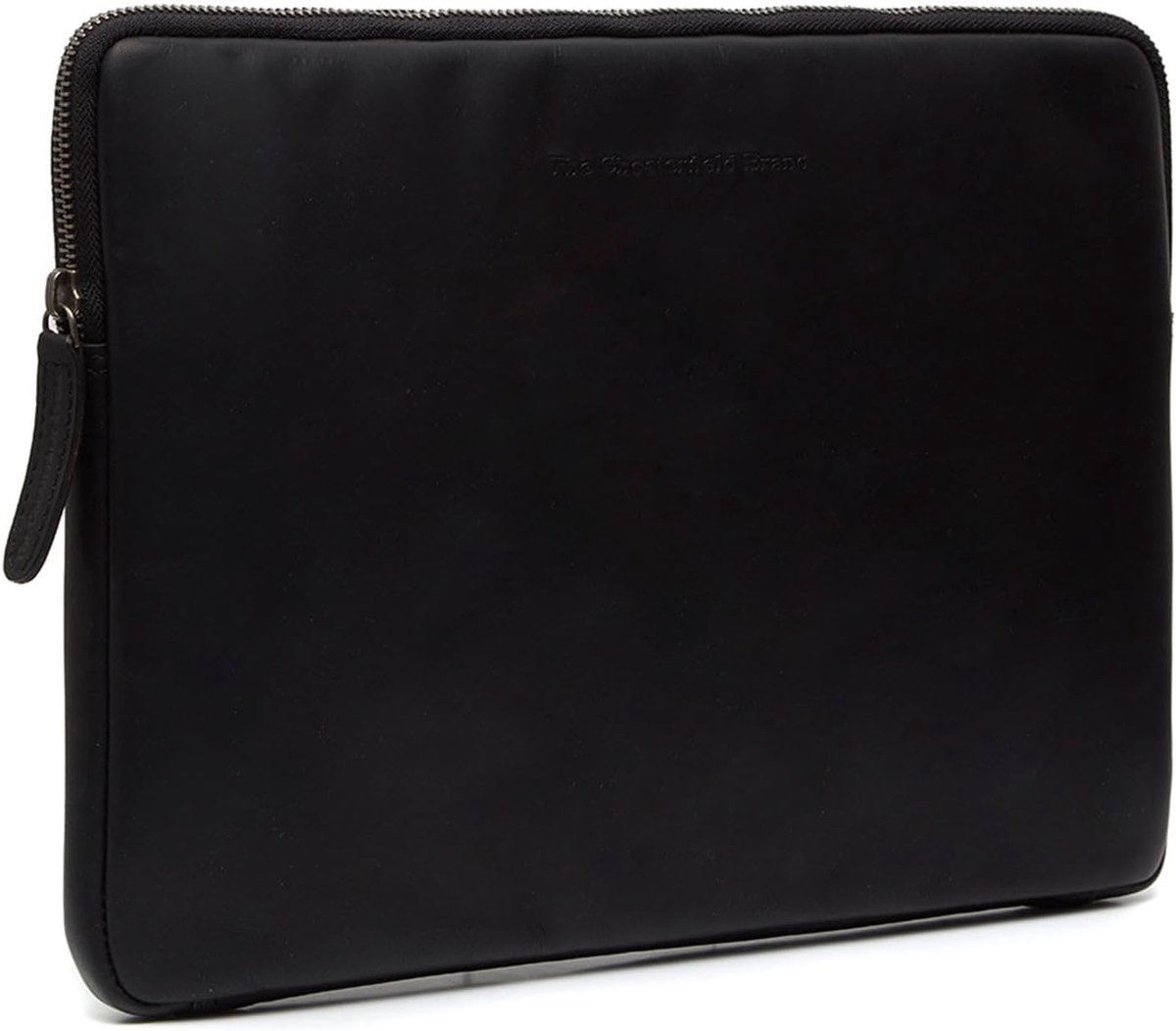Laptop sleeve 14 inch - leer - zwart - ideale bescherming voor je laptop - ShopVlot