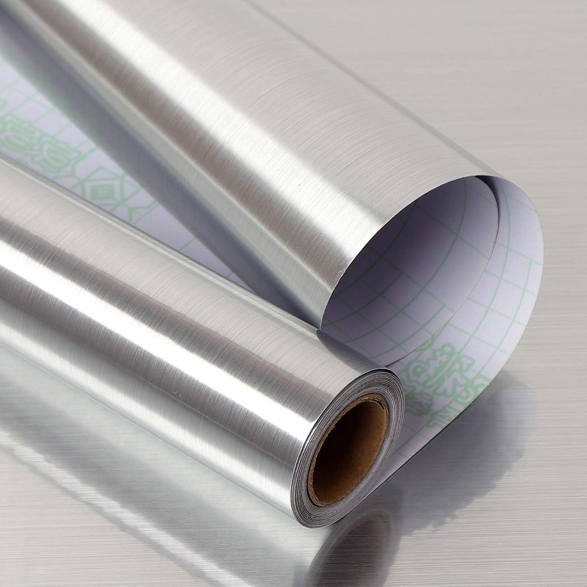 Zelfklevende folie 40CMx5M - zilver metallic - waterdicht PVC - perfect voor keuken en meubels - ShopVlot