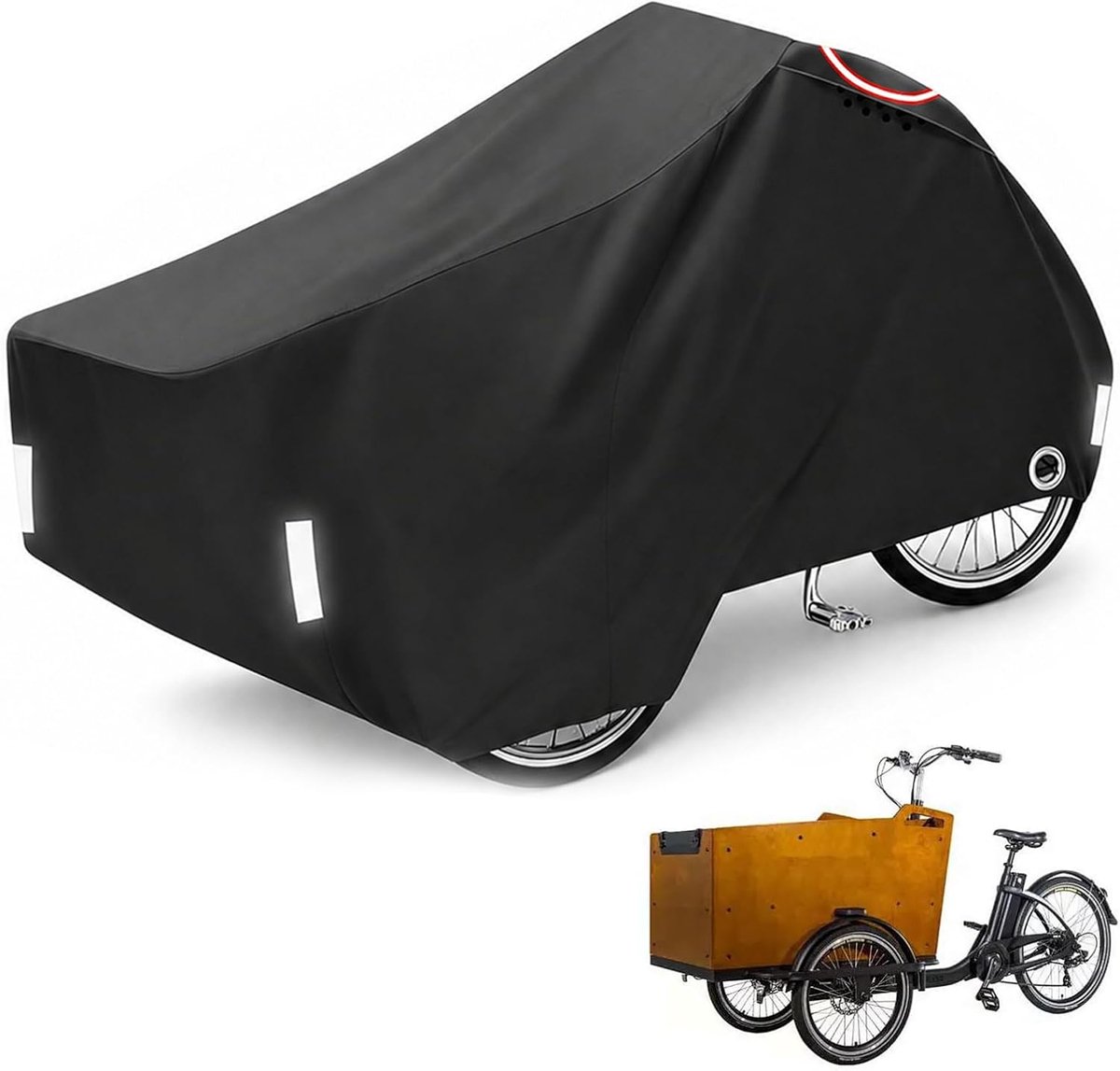 Laadwielhoes 420D Oxford 220 x 110 x 100 cm - waterdicht - uv-bescherming - ideale bescherming voor buiten - ShopVlot