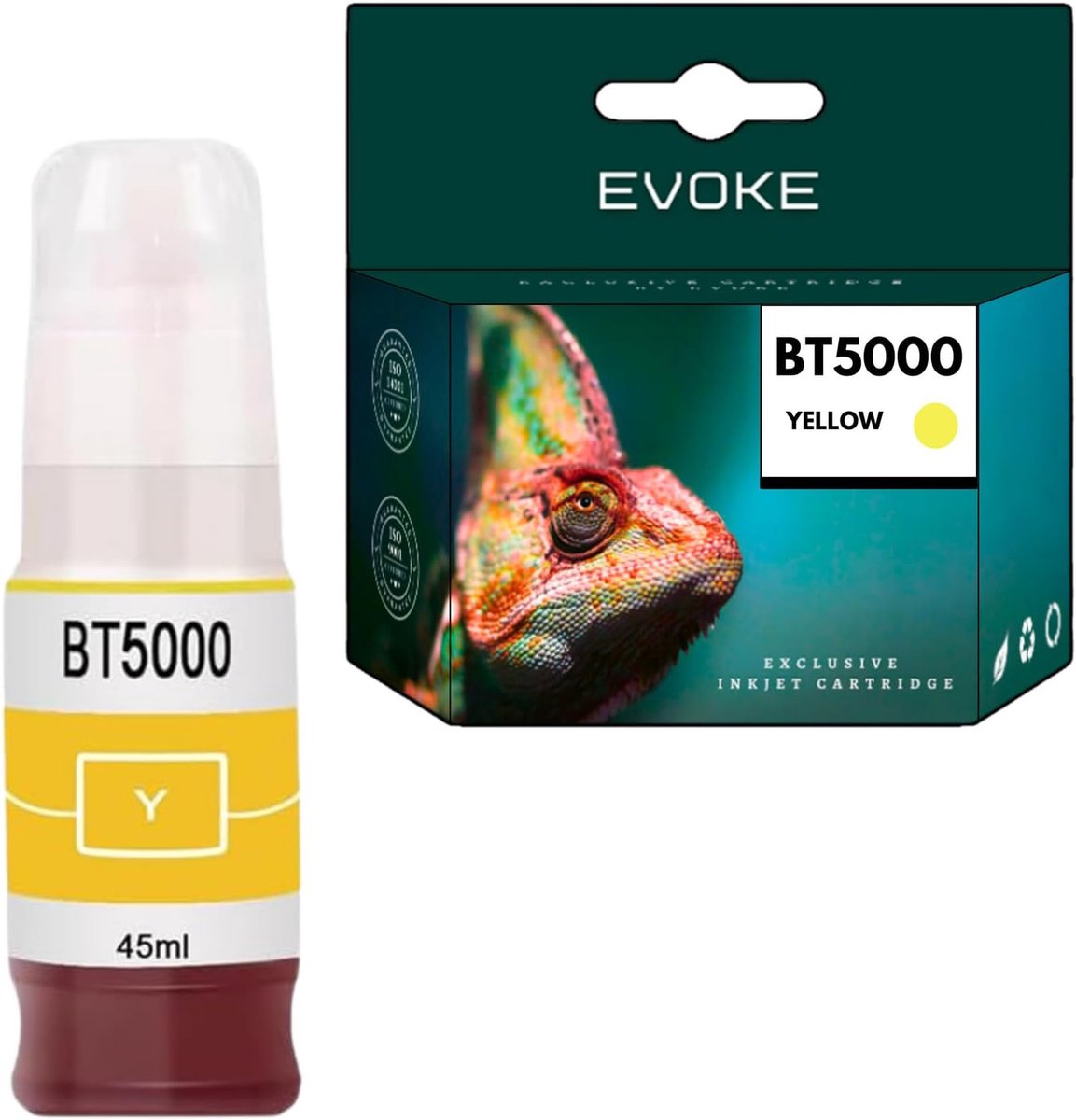 Inkt Brother BT5000 Geel - 50 ml - Compatibel - Tot 5000 pagina's - ShopVlot