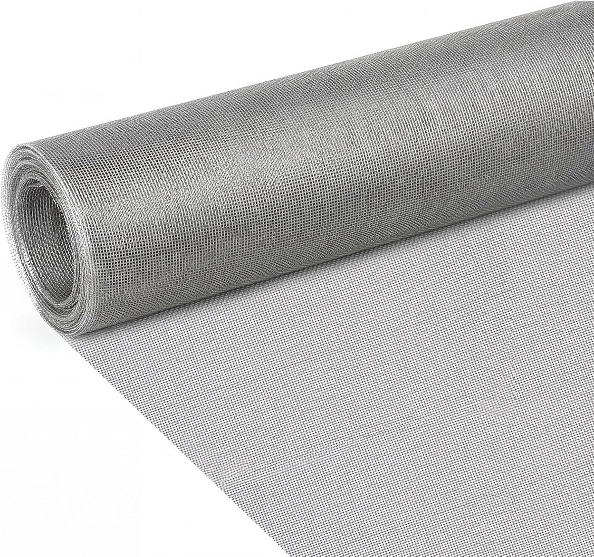Fijnmazig gaas 40 cm x 200 cm - 304 roestvrij staal - sterk en duurzaam - ideaal voor tuinbedden - ShopVlot