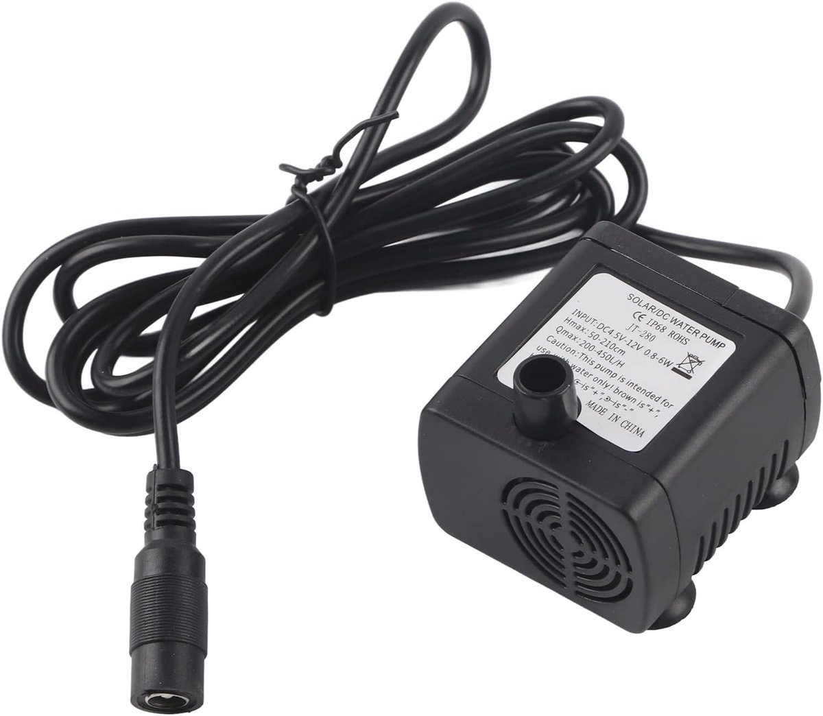 Waterpomp 280 DC12V - Zonne-energie - Waterdicht - Ideaal voor hydroponische systemen - ShopVlot