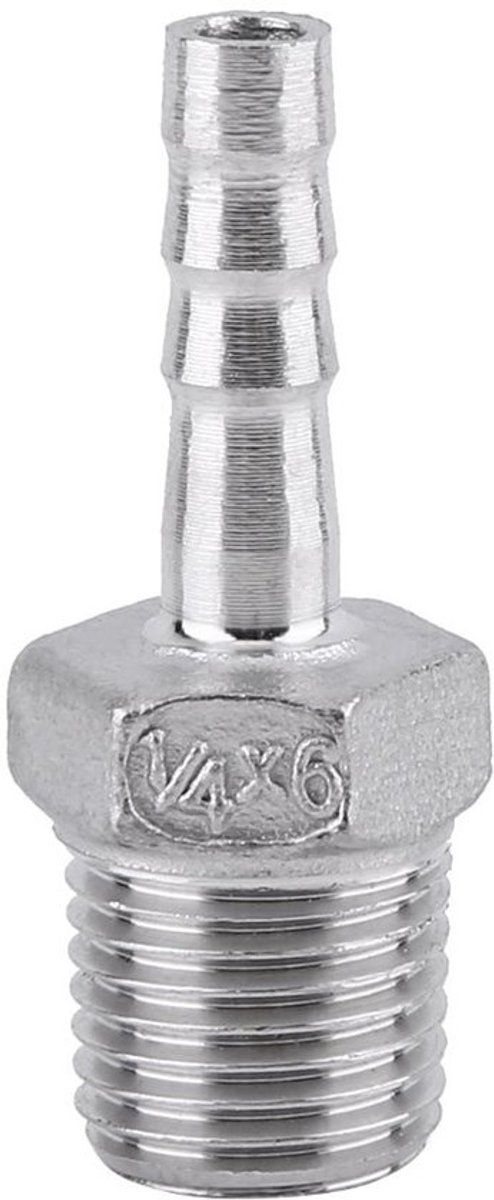 Pneumatische Connector - Adapter - 1/8 inch tot 3/4 inch - Push-in Fitting - Duurzaam en Betrouwbaar - Geschikt voor Slangen