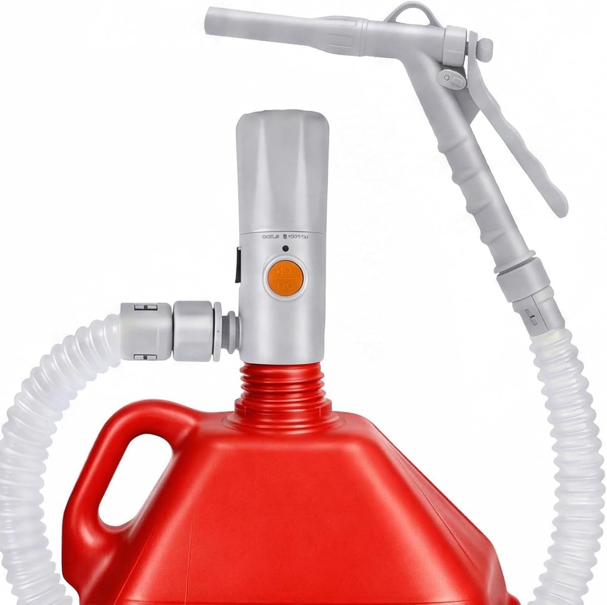 Portable Petrol Pump, Electric, Jerry Can Pump with Automatic Shut-Off, USB or Battery, Liquid Transfer Pump with - ShopVlot