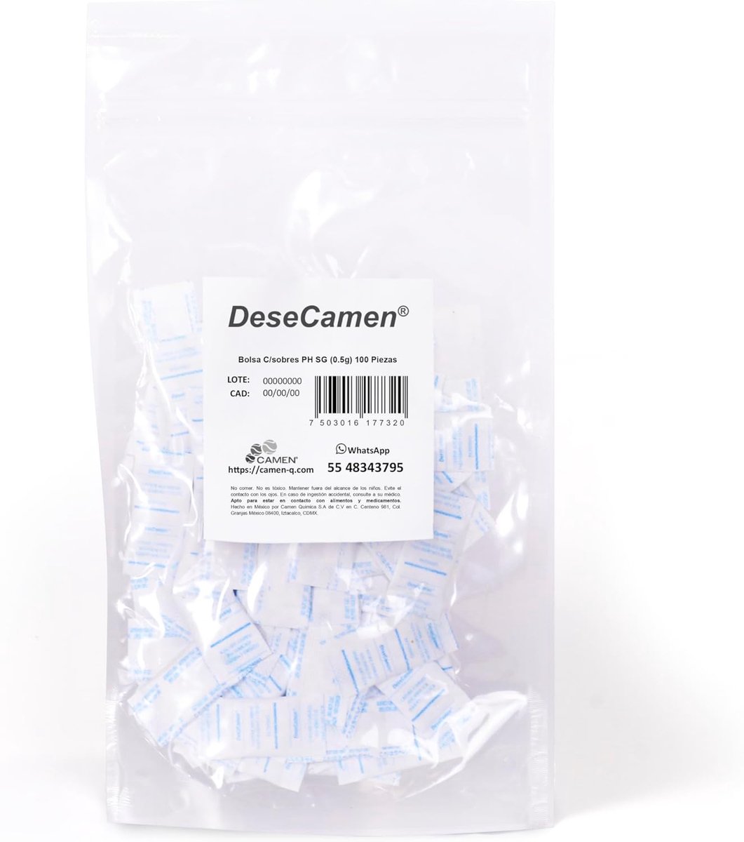100 Silica Gel Pouches 0.5g - Moisture Absorber - Jewelry Watches Medicine - FDA Food Grade - Cobalt Free - ShopVlot