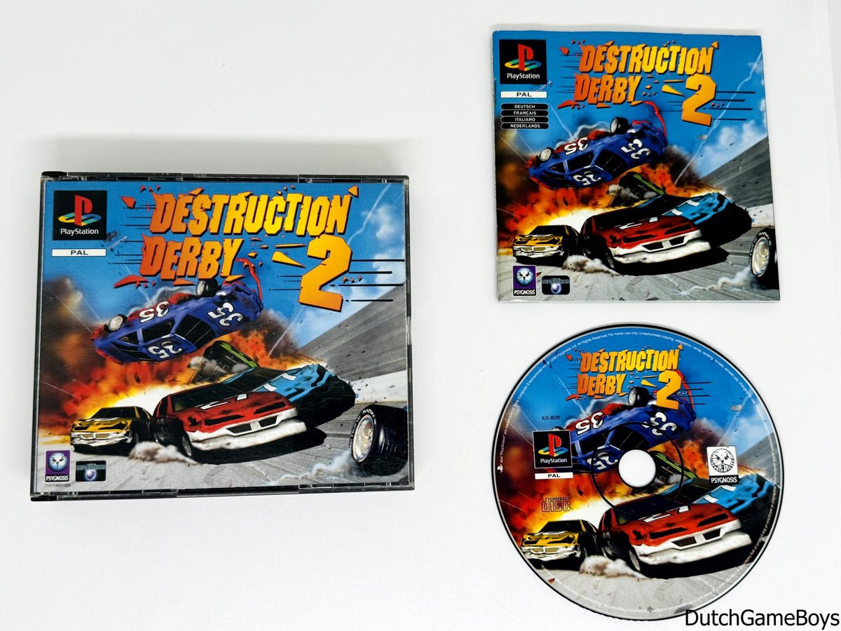 Playstation 1 / PS1 - Destruction Derby 2 - Big Box