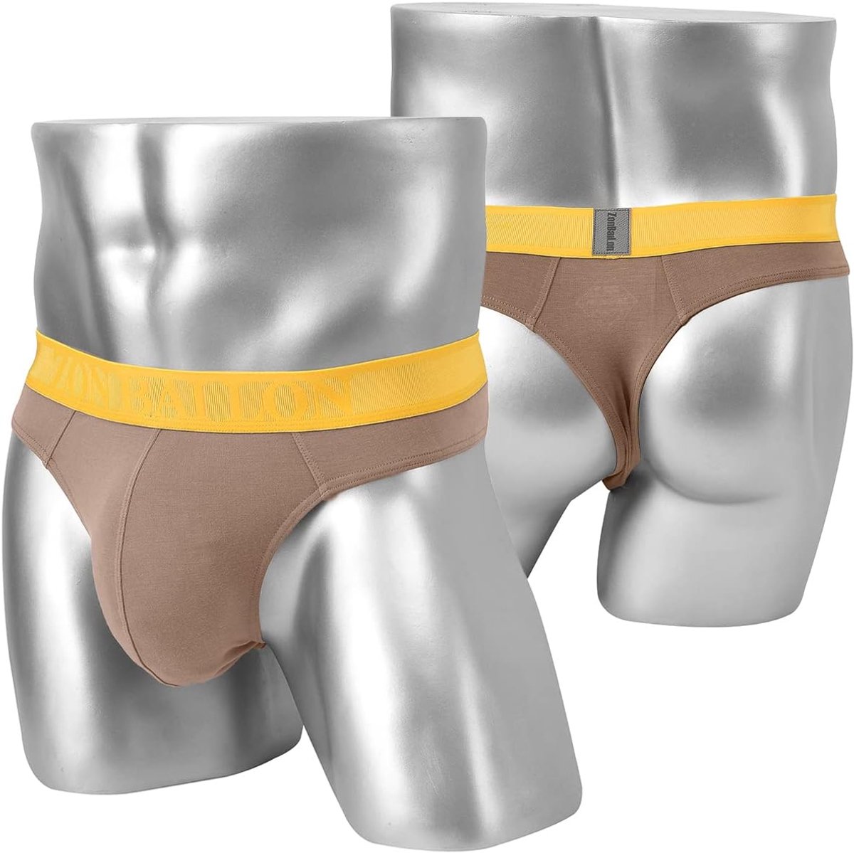 Men's Sexy String Tanga Bamboo Bulge Big Ball Pouch T-Back Comfortable Men's Briefs Underwear - ShopVlot