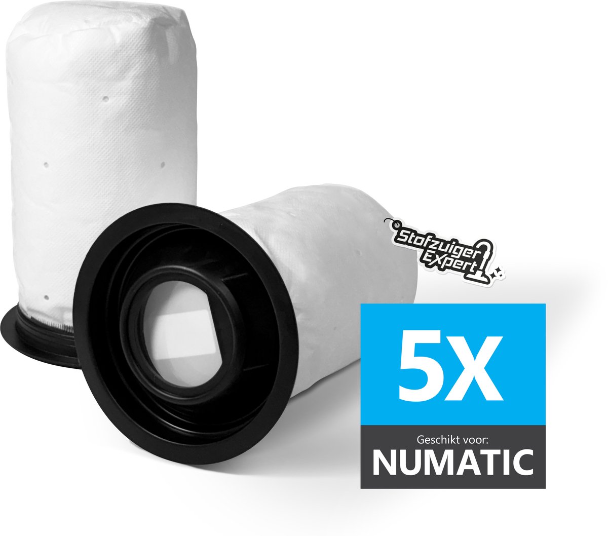 5x Pods Stofzuigerzakken Geschikt voor Numatic Henry Quick & Hetty Quick