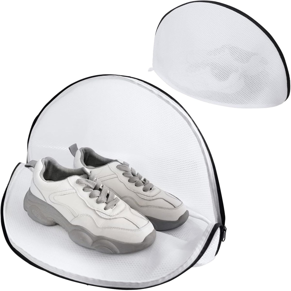 Laundry bag for shoes, sneakers, 2 pieces mesh shoe bag, washing machine with zip, laundry bag, laundry bag, shoe wash - ShopVlot