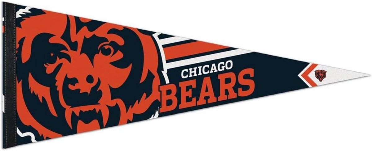 NFL 14499115 Chicago Bears Premium Pennant, 12" X 30" - ShopVlot