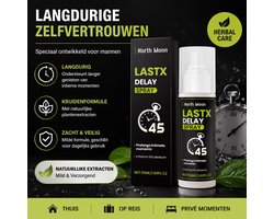 North Moon LASTX Delay Spray 50ml – Kruiden Intieme Verzorging voor Mannen – Comfortabele Spray voor Persoonlijke Verzorging – Handige Formule voor Volwassenen