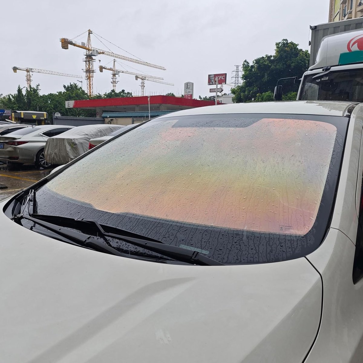 84% VLT Tinted Film for Car Window Chameleon Nano Ceramic Sun Protection Film Transparent Change to Colour Film Orange - ShopVlot