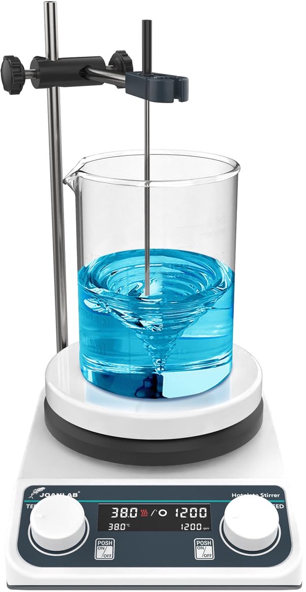 JOANLAB HS5C Magnetic Stirrrer with Heating, 536 °F, Digital, 3L - ShopVlot