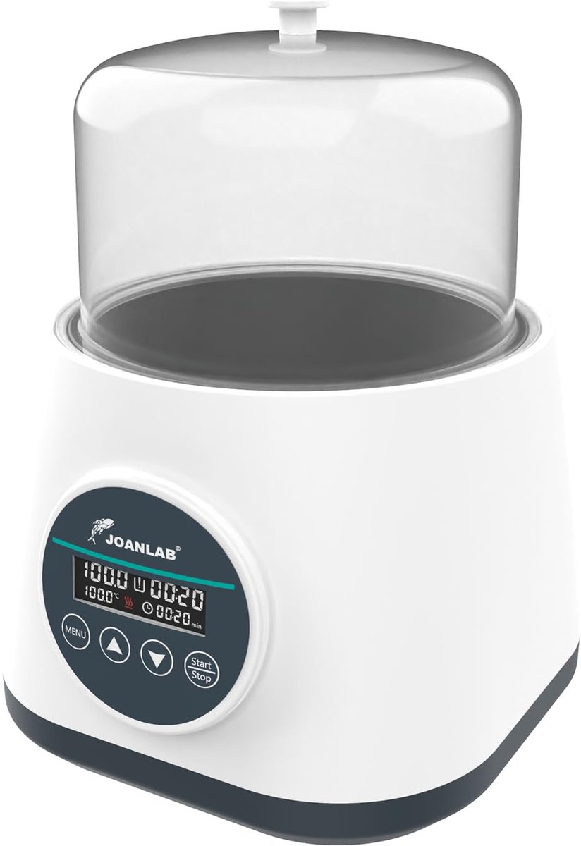JOANLAB 2 Litre Laboratory Water Bath with Digital Display, Precision Heater 100°C, Stainless Steel Tub with Timer and - ShopVlot