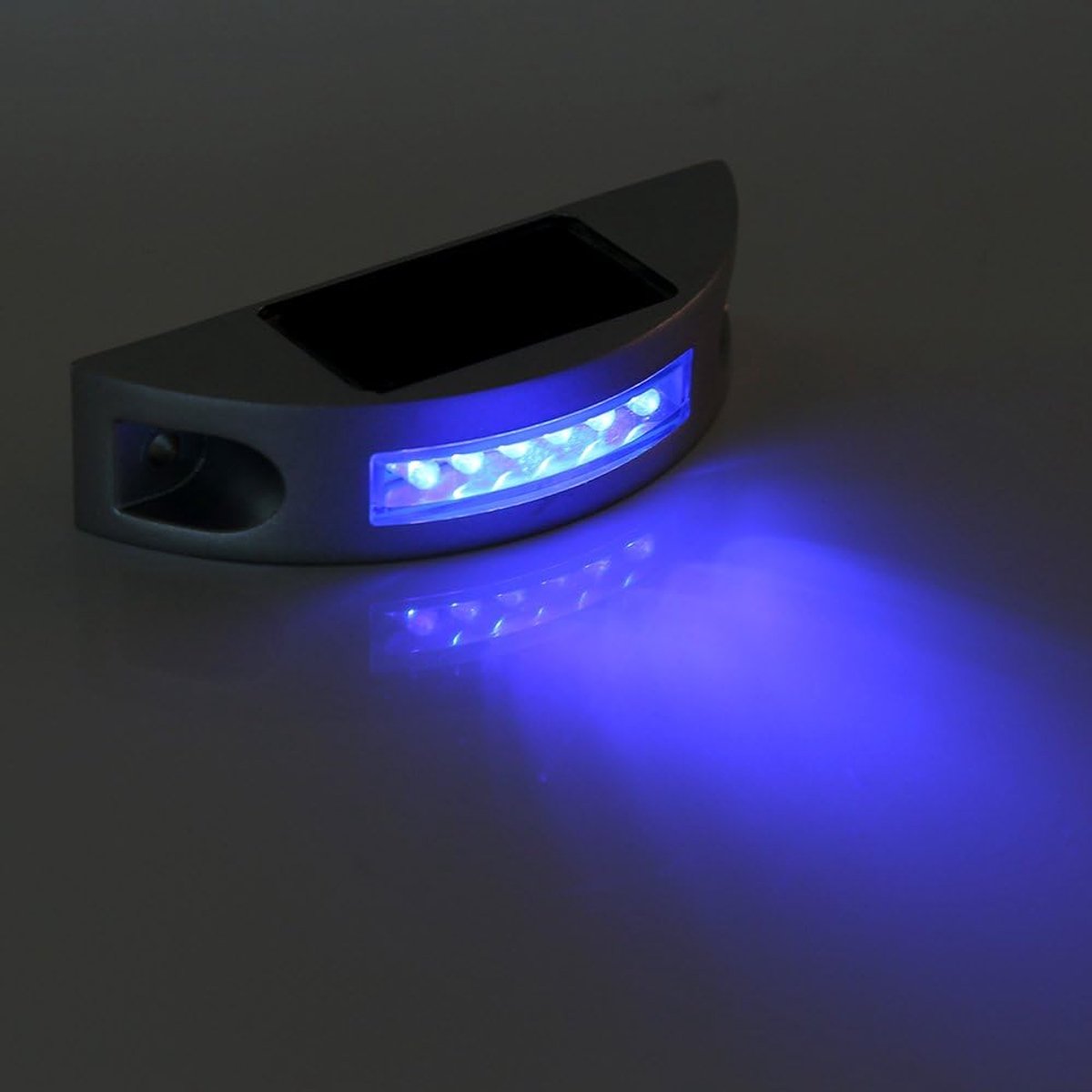 LED Solar Power Driveway Light, Waterproof Road Step Lamp, Bright Safety Night Lights with Different Styles (Blue - ShopVlot