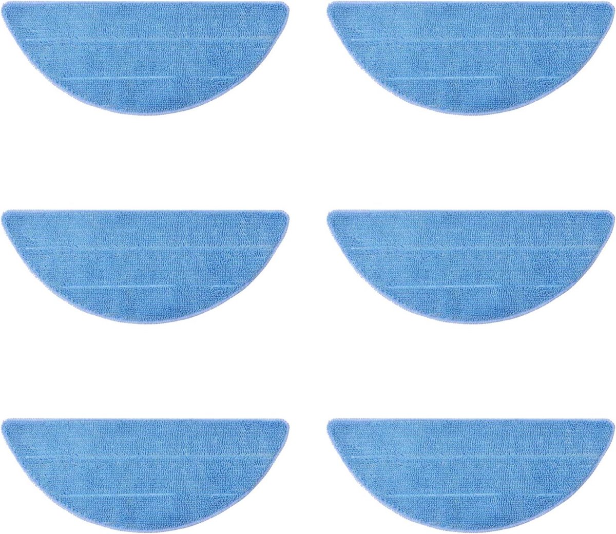 MIRTUX Set of 6 Mops for Conga Excellence 990 Pack Washable Cloths for Robot Cecotec Conga Vacuum Cleaner Parts and - ShopVlot