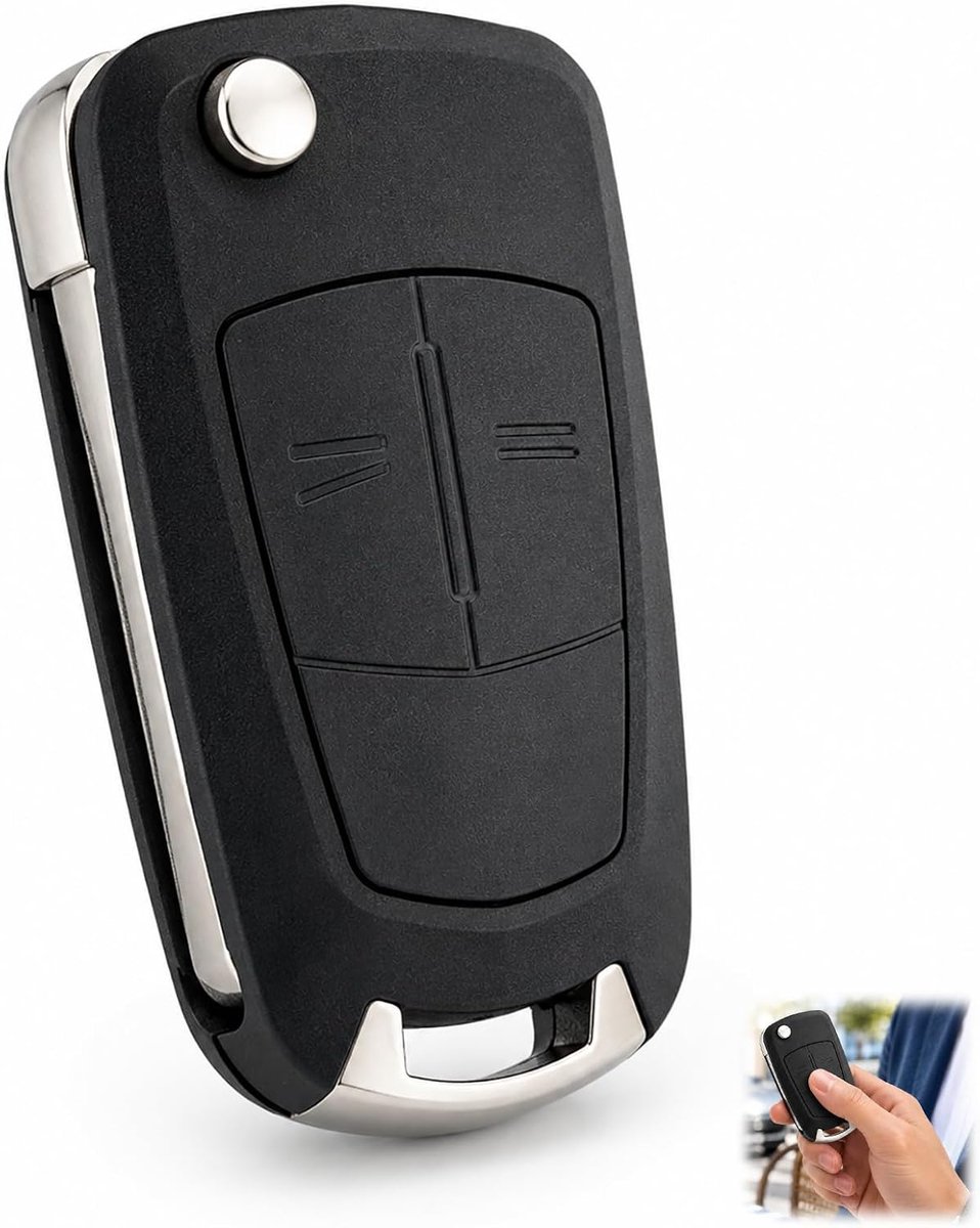 Sleutelbehuizing met 2 toetsen voor Opel Astra Corsa Zafira Meriva Vectra Signum Tigra Antara Omega Karl - ShopVlot