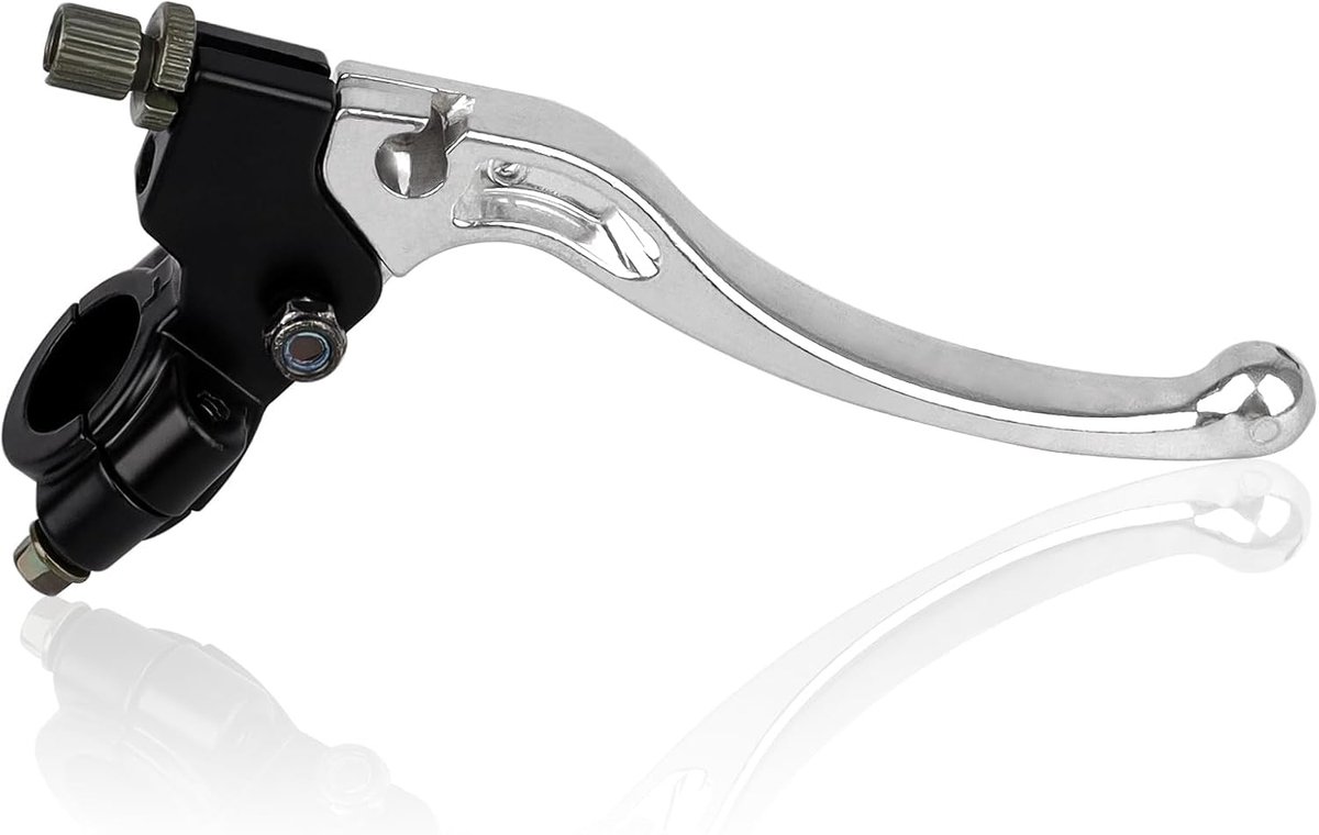 SILLON 22mm 7/8 inch Front Left Clutch Brake Lever for Motorcycle 50cc-125cc Dirt Pit Bike Hydraulic Clutch Cylinder - ShopVlot