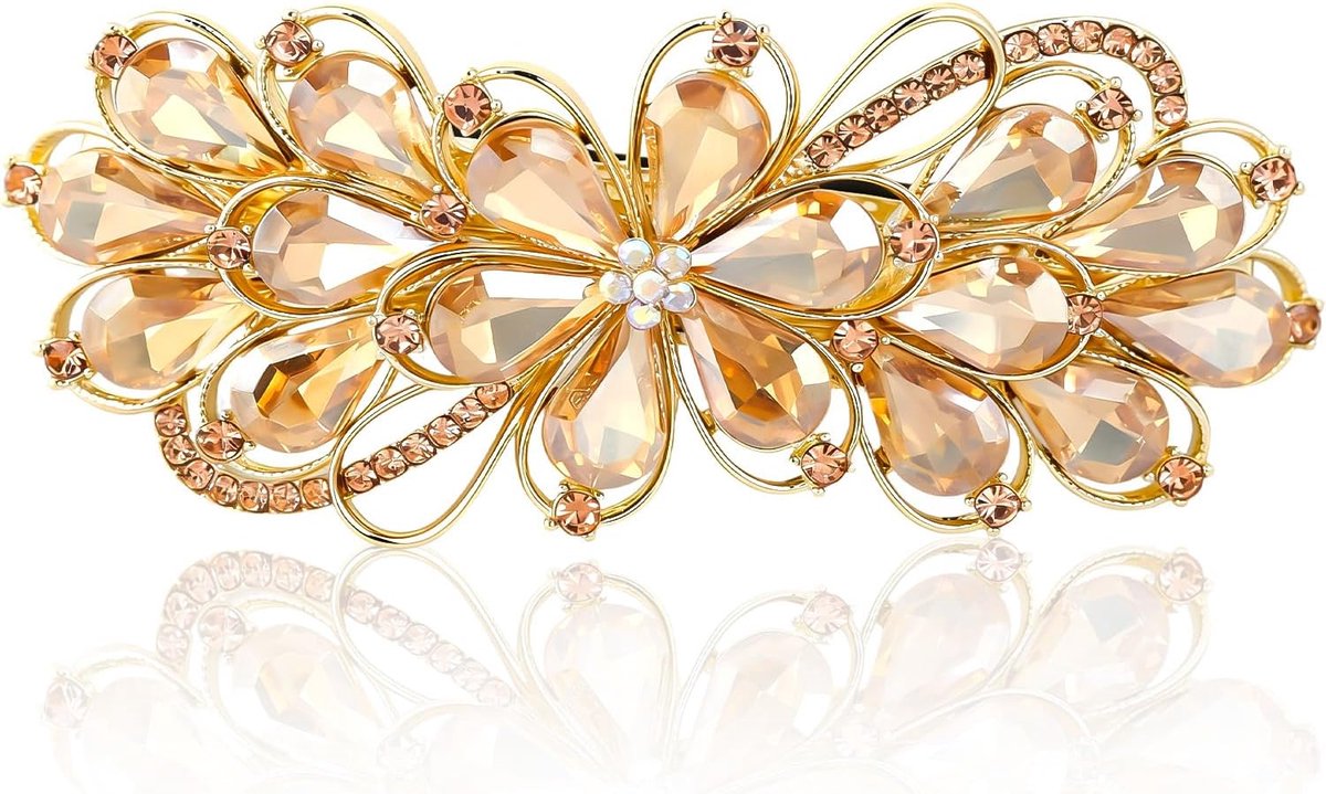 Large Gorgeous Rhinestone Hair Clip for Women - ShopVlot