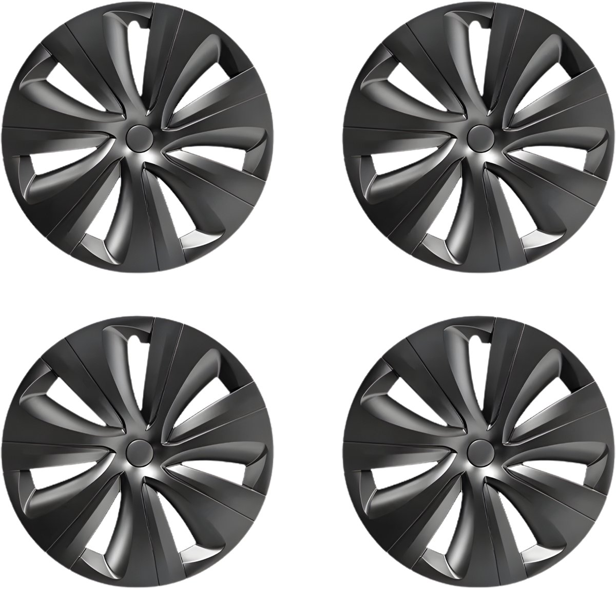 Wieldoppen 19 Inch Set 4 Stuks - Velgen - Tesla Model Y 2020-2024 Hurricane Stijl - Auto Accessoires