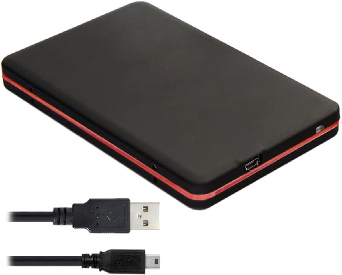 USB2.0 480Mbps to 1.8 inch Micro SATA 16pin 7+9 SSD HDD external hard drive enclosure - ShopVlot