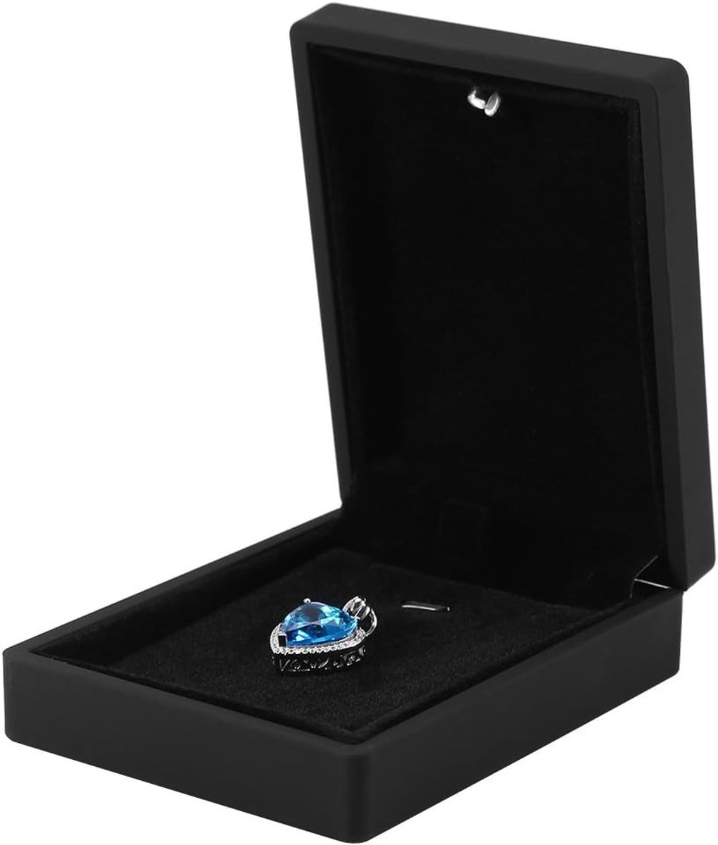 Elegante Sieradenbox met LED Verlichting voor Ringen, Kettingen en Armbanden - Ideale Opbergdoos voor Sieraden en Accessoires voor Moeders en Meisjes