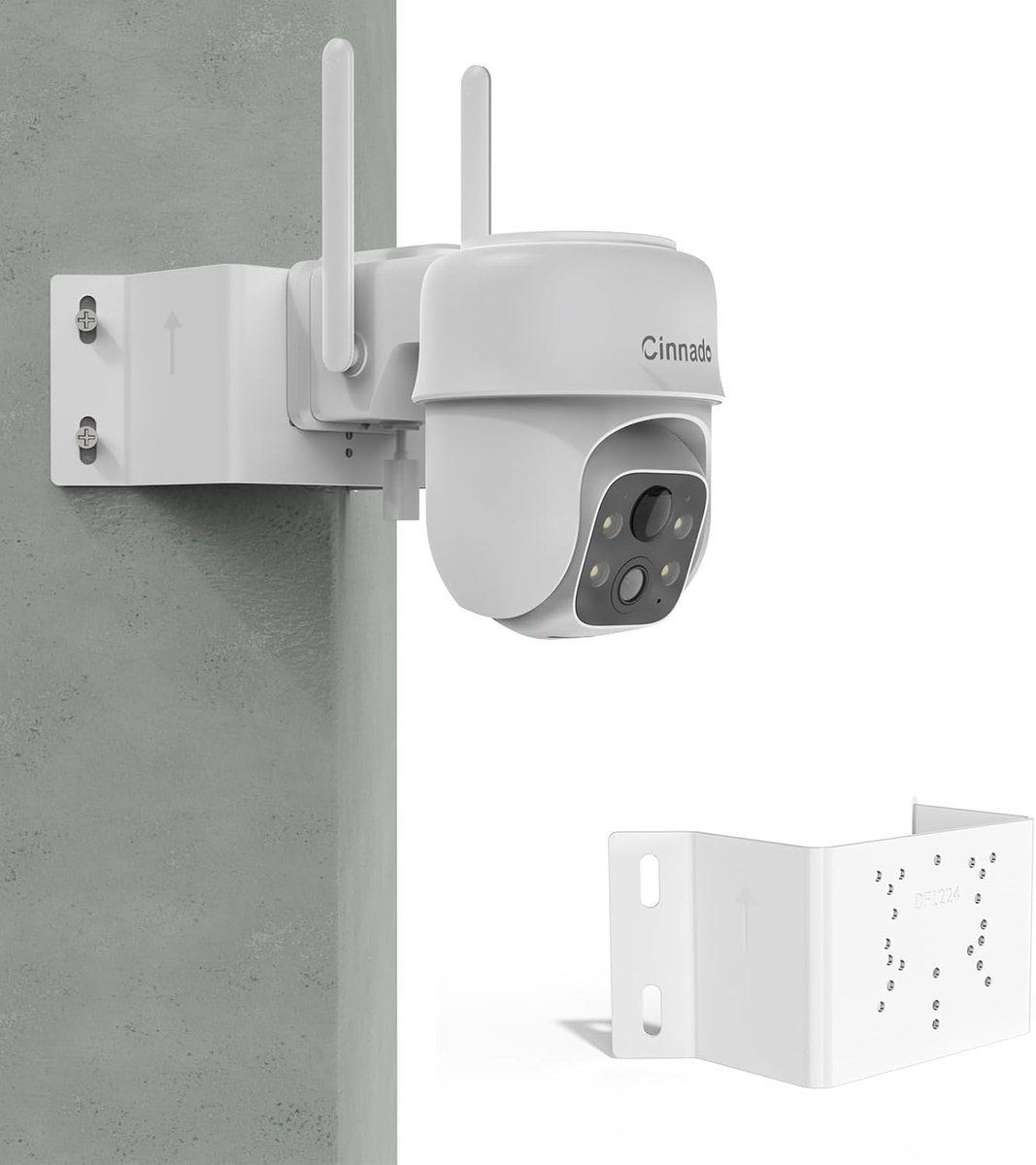 Corner Holder for Cinnado Outdoor Security Camera, Battery, Solar (Cinnado B6) - ShopVlot