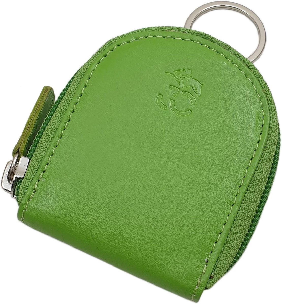 Beef Nappa Leather Wallet/Wallet/Wallet with Key Ring, green, modern - ShopVlot