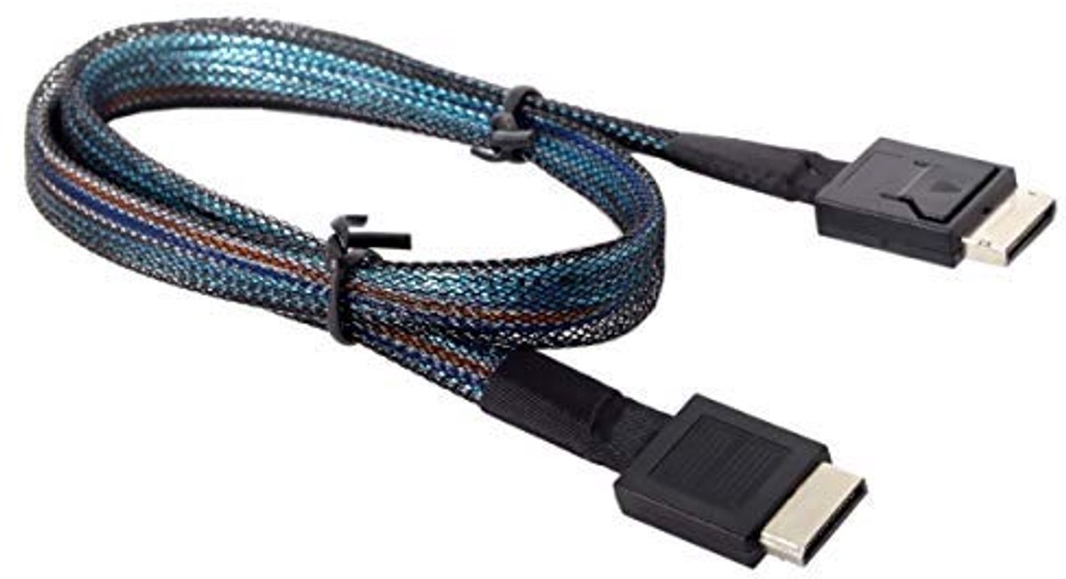 Cablecc OCuLink PCIe PCI-Express SFF-8611 4i To OCuLink SSD Data Active Cable 50cm SF-014-020-LIST - ShopVlot