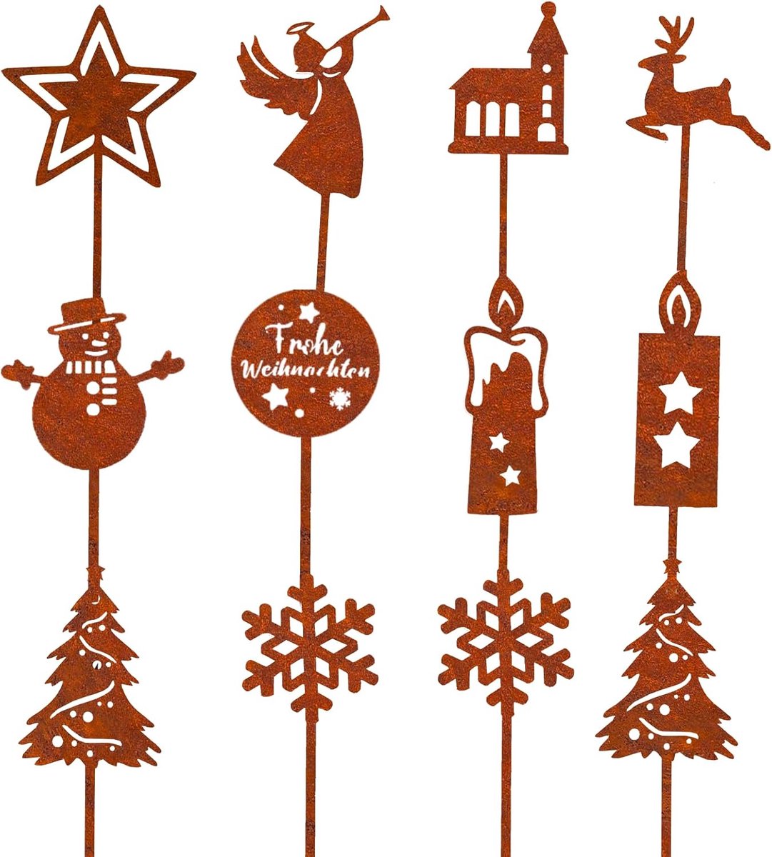 Garden decoration rust, garden stake, rust decoration, deer decoration Christmas - ShopVlot