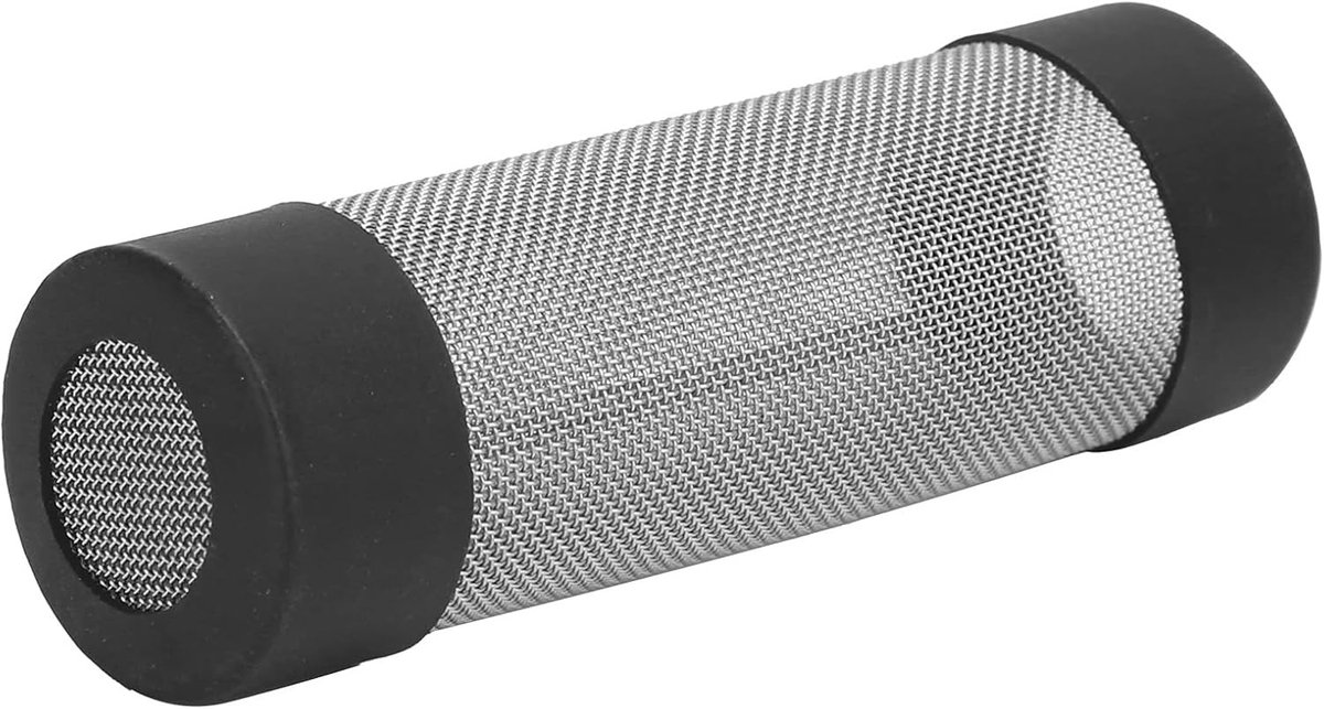 Aquarium Filter Cover van Roestvrij Staal, Inlaat- en Uitlaatbescherming voor Vissen en Garnalen, Verleng de Levensduur van uw Filter met Eenvoudige Reiniging en Mesh Design