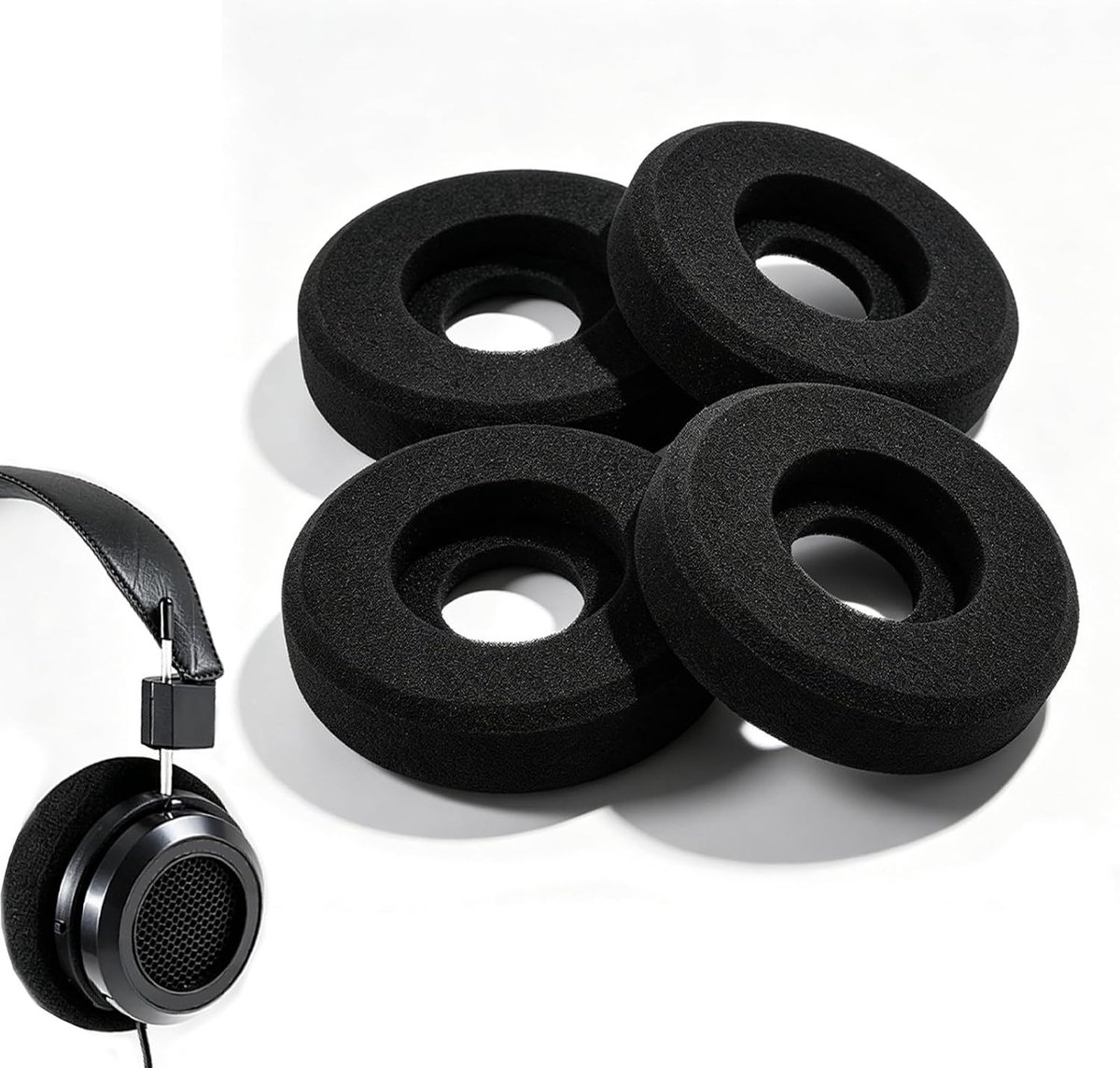 4 stuks vervangende schuimrubberen pads voor Jabra Pro 920, 930, 935, Biz 1500, 2300 en andere modellen - ShopVlot
