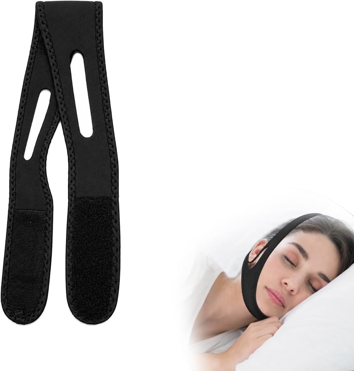 Zolara Anti Snoring Chin Strap, Adjustable Snore Stopper, Anti-Snoring Solution, Reduction Snoring Relief Chin Strap - ShopVlot