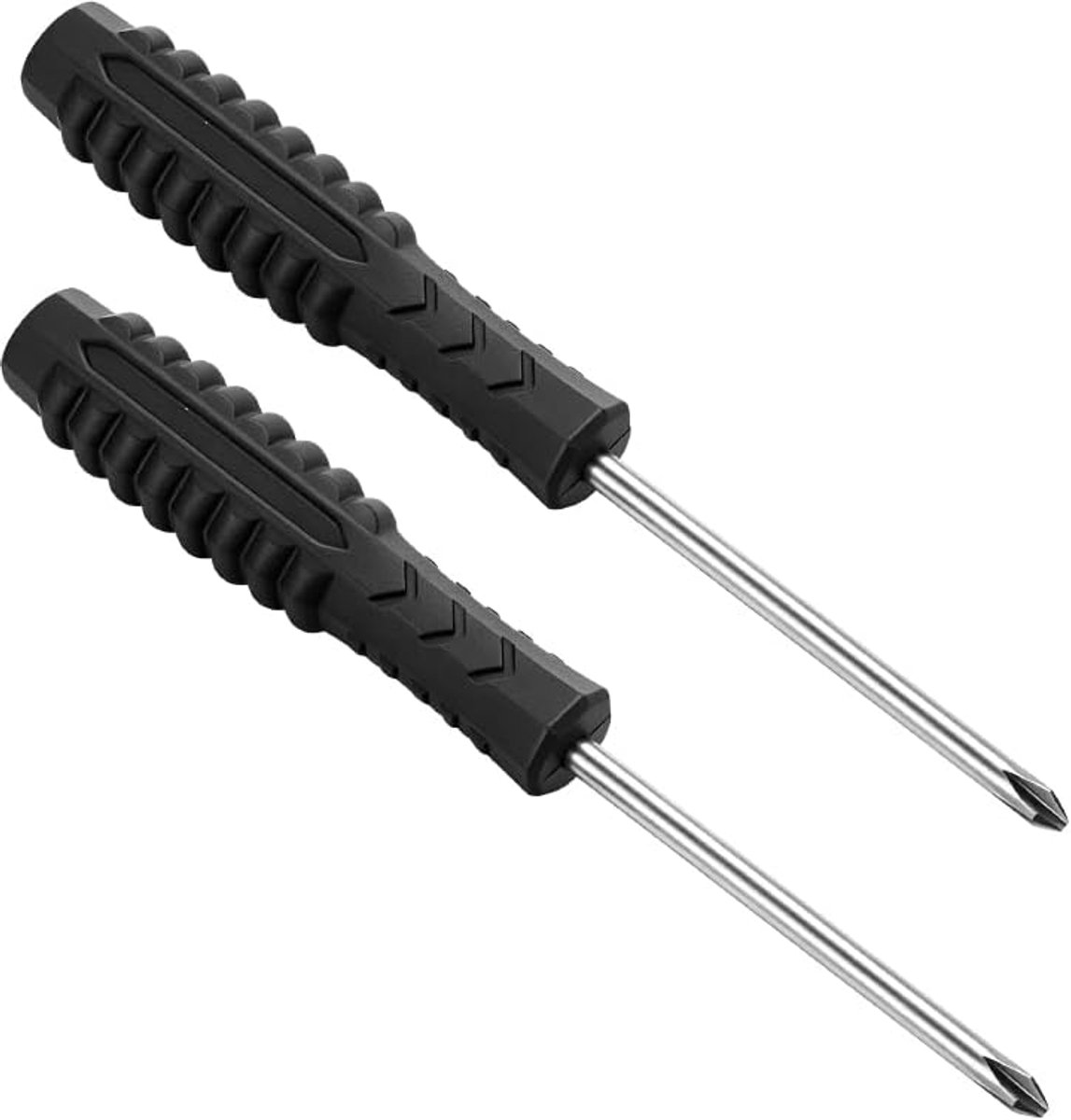 Mini-kruiskopschroevendraaier, 3 mm, 99 mm (5 mm) - 2 precisieschroevendraaiers, antislip, voor elektronica, brillen - ShopVlot