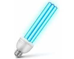 Enhon 25W UV Lamp, 254nm UVC Germicidal Lamp with E27 Fitting, 360° Sterilization for 500 ft2, Effective Against - ShopVlot
