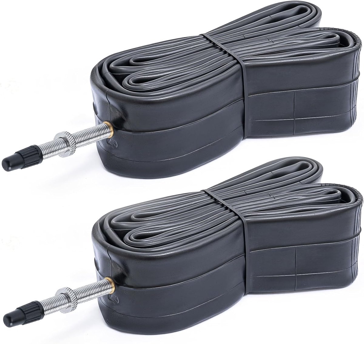 700x18C/19C/20C/21C/22C/23C/24C/25C FV48mm Bicycle Tubes, 700C Replacement Bike Inner Tubes (2 Pack) Reliable 700 x - ShopVlot