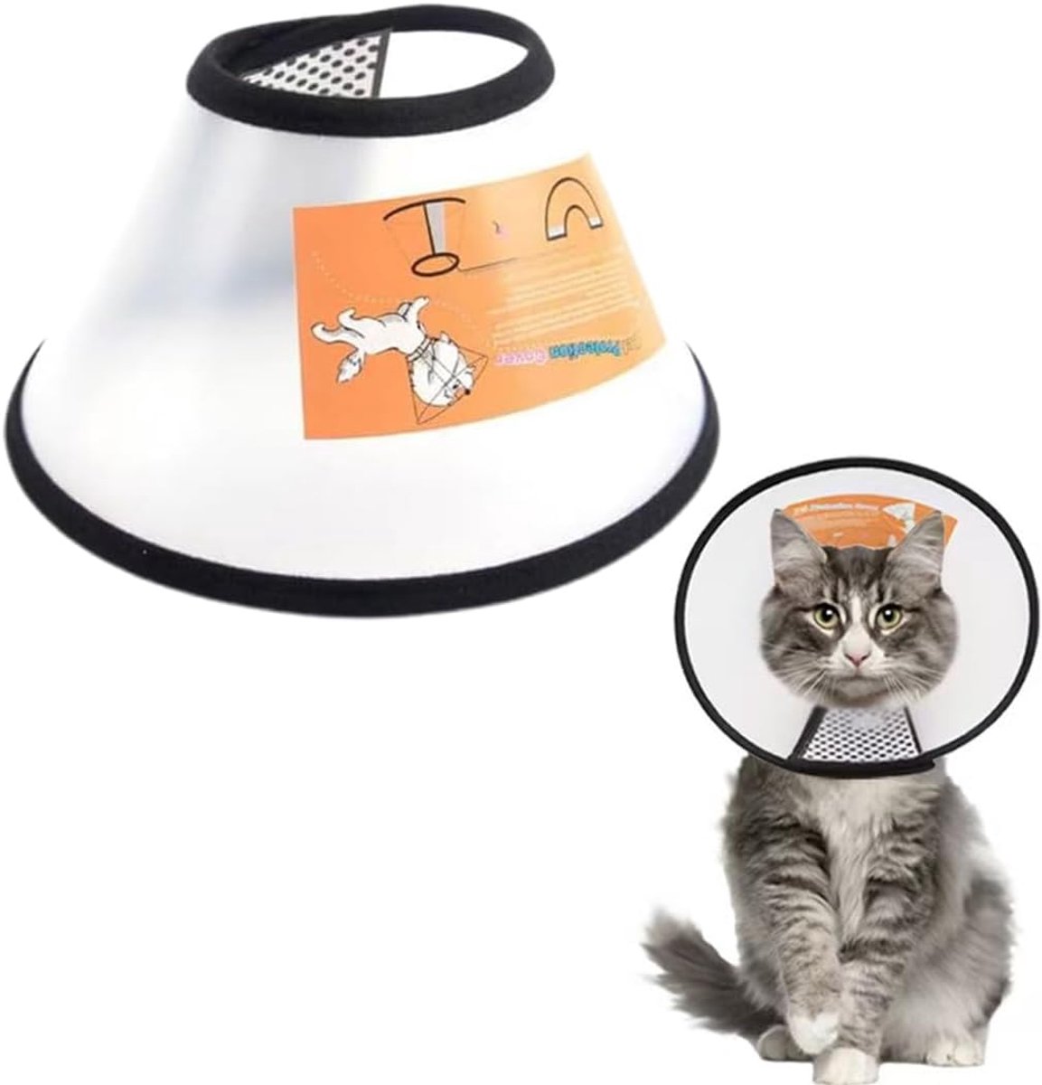Honden Kraag Een bijtbestendige halsband, een halsband in Elizabethaanse stijl voor kleine honden, een zachte - ShopVlot
