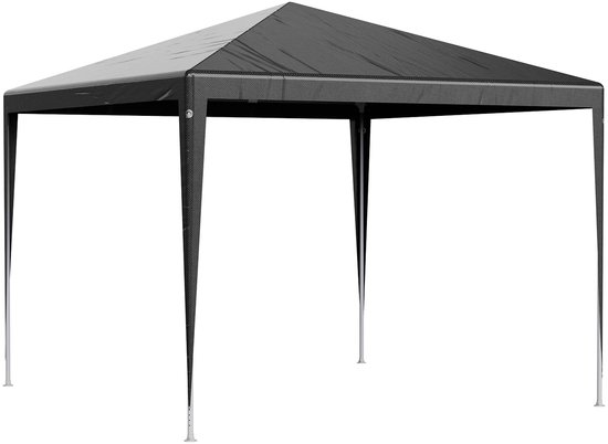 Atlasyx partytent - Tent - Luifel - Partytent 3x4 - Tuinpaviljoen - Terrasoverkapping - Waterdicht - 3 × 4 × 2 m - Zwart — afbeelding 5