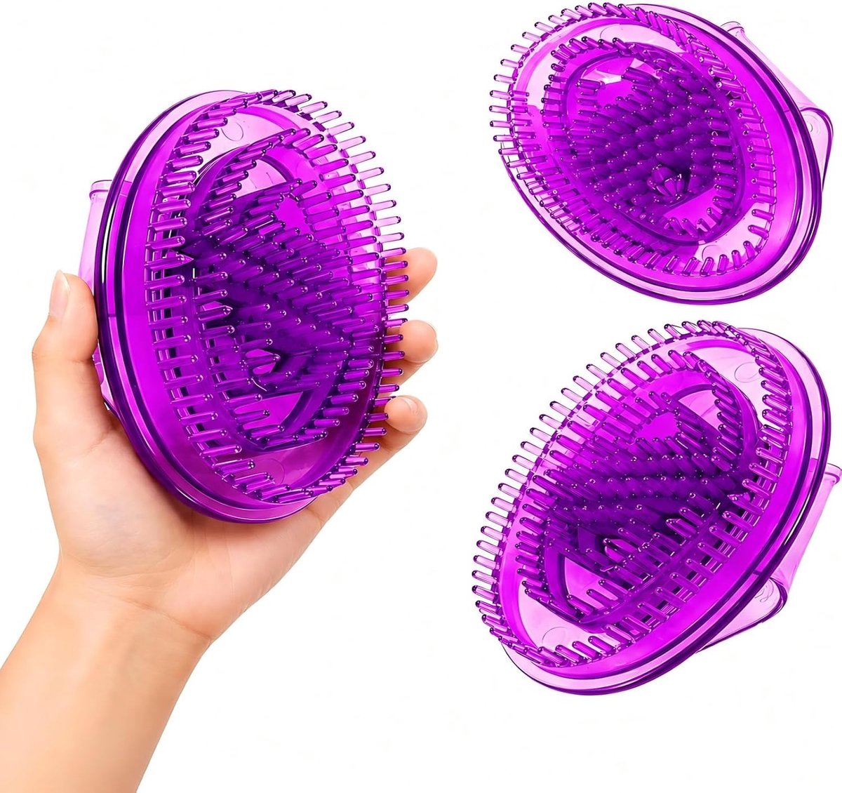 2 stuks massageborstels – Gua Sha borstel – hoofdhuid massageborstel – voor spierontspanning en massage van - ShopVlot