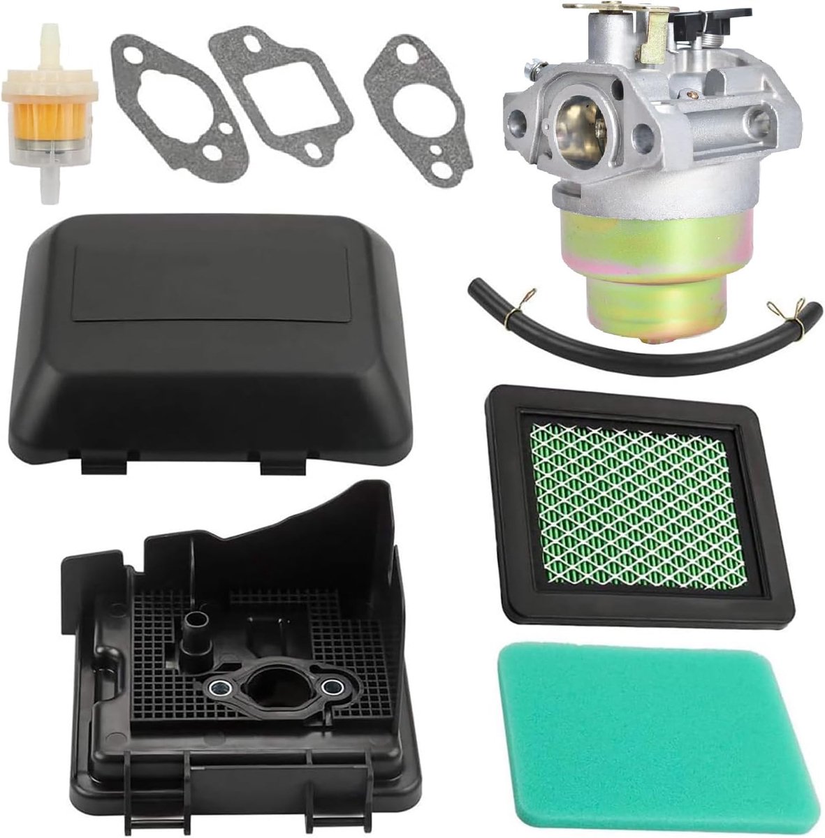 Carburetor with Air Filter Case Cover Tune Up Kit for Honda GCV160 GCV160A GCV160LA GCV160LE Engine HRB216 HRR216 - ShopVlot
